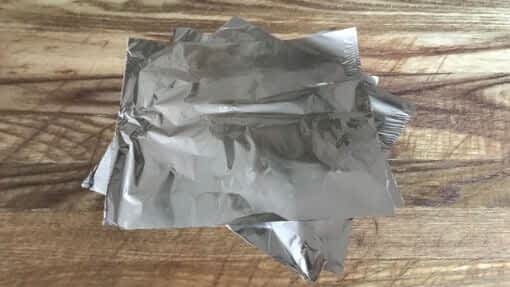 aluminum foil for less static in the dryer