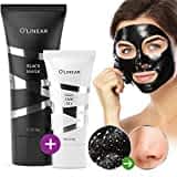 Charcoal Peel Off Face Mask- Blackhead Remover Mask with Organic Activated Charcoal - Oil Removing Detoxifying - Deep Cleansing and Purifying Black Mask & Face Care Gel for Women & Men