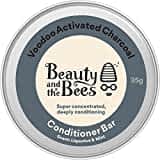 Eco Friendly Voodoo Activated Charcoal Deep Solid Conditioner Bar for Normal - Color Treated Dry Hair | Untangles and Softens Hair by Beauty and the Bees