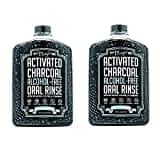 My Magic Mud - Activated Charcoal Oral Rinse, Freshens Breath, Soothes Mouth, Classic Mint, 420 ml (2-Pack)